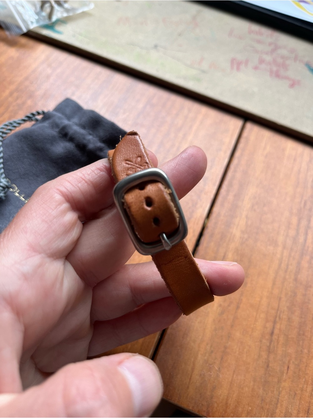 Leather bracelet